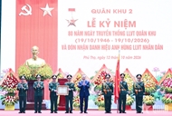 Top leader calls for stronger, more modern Military Region 2 armed forces